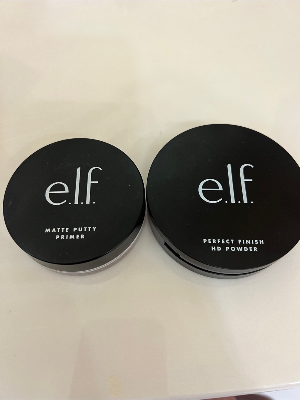 e.l.f. Matte Putty Primer & Perfect Finish HD Powder — Black